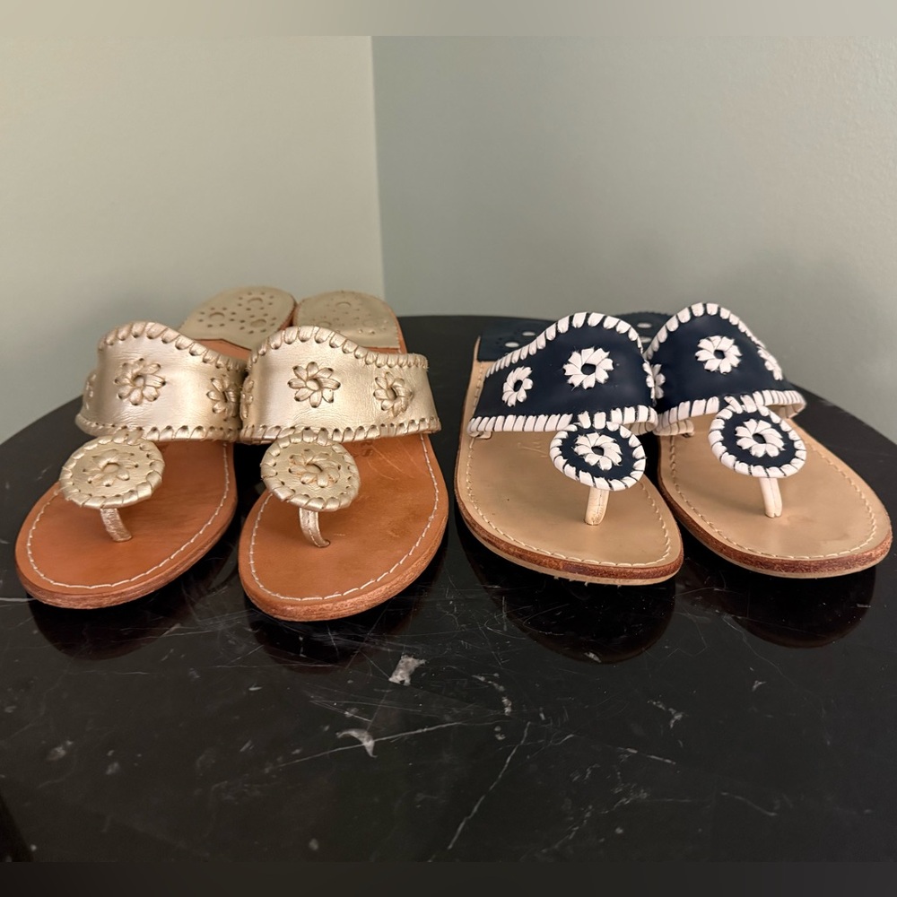 JACK ROGERS SANDALS - TWO PAIRS!!! - Picture 2 of 7